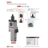 PDF preview for 82P25-2 Series Pneumatic Hook Pin Clamps - Catalog Pages - EN US