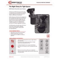 PDF preview for 8700 Series Pneumatic Lever Clamps - Flyer - EN US