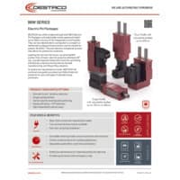 PDF preview for 96W Series Electric Pin Packages - Flyer - EN US