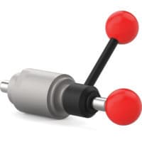 Product series image: Variable Stroke, Straight Line Manual Clamps with Through Hole Mounting – G Series