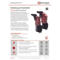 PDF-Vorschau von  92W Series Electric Power Clamps - Flyer - DE