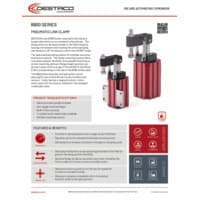 PDF preview for 8800 Series Pneumatic Link Clamps - Flyer- EN US