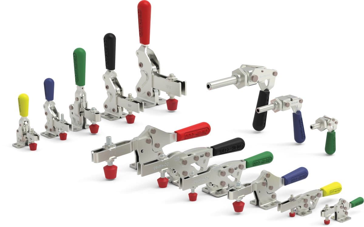 News article image: DESTACO Introduces Manual Clamp Handle Grips With Multiple Color Options
