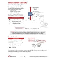 PDF preview for Automatic Tool Changer Sizing Guide - Product Maintenance - EN US