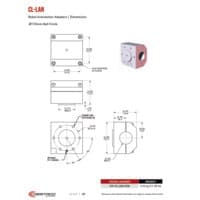 PDF preview for Robot Adapter Mid Mount Flanges - Catalog Pages - EN US