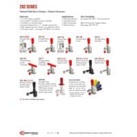 PDF preview for 202 Series Vertical Hold Down Clamps - Catalog Pages - EN US