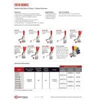 PDF preview for 2010 Series Vertical Hold Down Clamps - Catalog Pages - EN US