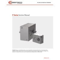 PDF preview for P Series Parallel Index Drive - Product Maintenance - EN US
