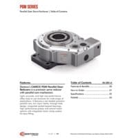 PDF preview for PGM Series Servo Indexers - Catalog Pages - EN US