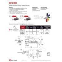 PDF preview for 607 Series Straight Line Action (Plunger) Clamps - Catalog Pages - EN US