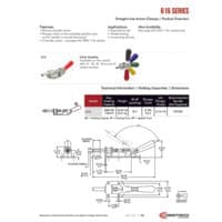 PDF preview for 615 Series Straight Line Action (Plunger) Clamps - Catalog Pages - EN US