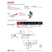 PDF preview for 620 Series Straight Line Action (Plunger) Clamps - Catalog Pages - EN US