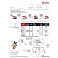 PDF preview for 630 Series Straight Line Action (Plunger) Clamps - Catalog Pages - EN US