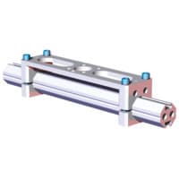 Product series image: BodyBuilder™ Mid-Mounts with Hole Patterns for Extrusion Clamping – Robotic End Effectors