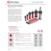 PDF preview for Pneumatic Power Cylinders - Flyer - EN US