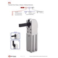 PDF preview for Pneumatic Power Clamps - Catalog Section - EN US
