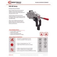 PDF preview for 52H-3E Series Manual Power Clamps - Flyer - EN US
