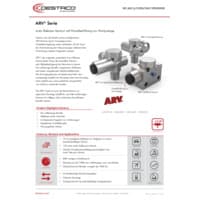 PDF-Vorschau von ARV Series Auto Release Venturi with Manual Override - Flyer - DE