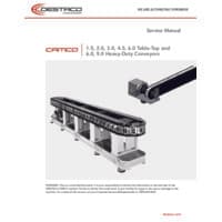 PDF preview for Table Top HD Conveyors - Product Maintenance - EN US