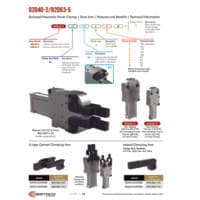 PDF preview for Enclosed Dual Arm Power Clamps - Catalog Section - EN US