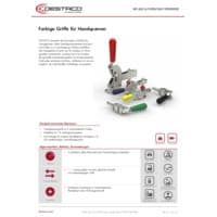PDF-Vorschau von Color Handles for Manual Clamps - Flyer - DE