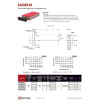 PDF-Vorschau von Type-WR Series Pneumatic Double Rod Power Cylinders - Catalog Pages - DE