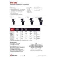 PDF-Vorschau von 8700 Series Pneumatic Lever Clamps - Catalog Pages - DE