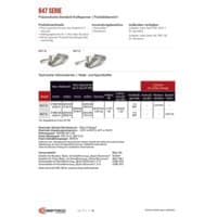 PDF-Vorschau von 847 Series Pneumatic Hold Down Toggle Clamps - Catalog Pages - DE