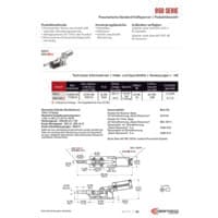 PDF-Vorschau von 850 Series Pneumatic Toggle Straight Line Action (Plunger) Clamps - Catalog Pages - DE