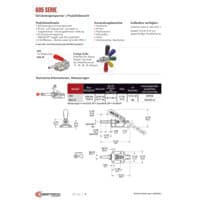 PDF-Vorschau von 605 Series Straight Line Action (Plunger) Clamps - Catalog Pages - DE