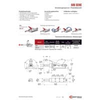 PDF-Vorschau von 606 Series Straight Line Action (Plunger) Clamps - Catalog Pages - DE