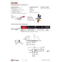 PDF-Vorschau von 620 Series Straight Line Action (Plunger) Clamps - Catalog Pages - DE
