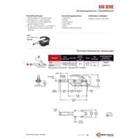 PDF-Vorschau von 650 Series Straight Line Action (Plunger) Clamps - Catalog Pages - DE