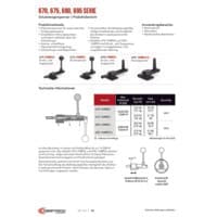 PDF-Vorschau von 670, 675, 690, 695 Series Straight Line Action (Plunger) Clamps - Catalog Pages - DE