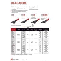 PDF-Vorschau von 5130, 5131, 5133 Series Heavy-Duty Straight Line Action (Plunger) Clamps - Catalog Pages - DE
