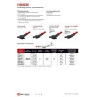 PDF-Vorschau von 5150 Series Heavy-Duty Straight Line Action (Plunger) Clamps - Catalog Pages - DE