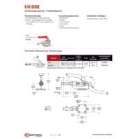 PDF-Vorschau von 610 Series Straight Line Action (Plunger) Clamps - Catalog Pages - DE