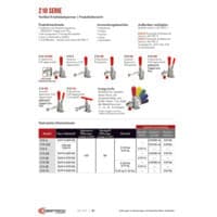 PDF-Vorschau von 210 Series Vertical Hold Down Clamps - Catalog Pages - DE