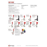 PDF-Vorschau von 2007 Series Vertical Hold Down Clamps - Catalog Pages - DE