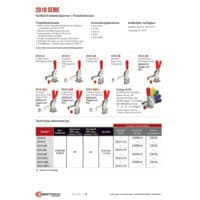 PDF-Vorschau von 2010 Series Vertical Hold Down Clamps - Catalog Pages - DE