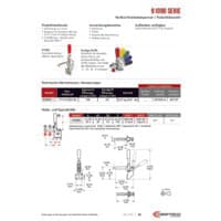 PDF-Vorschau von 91090 Series Heavy-Duty Vertical Hold Down Clamps - Catalog Pages - DE
