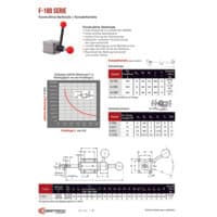 PDF-Vorschau von F-160 Series Variable Stroke Straight Line Action (Plunger) Clamps - Catalog Pages - DE