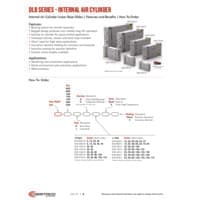 PDF preview for DLB-B, -L Series Linear Base Slides with Internal Cylinder - Catalog Pages - EN US