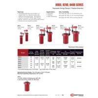 PDF preview for 8000, 8200, 8400 Series Pneumatic Swing Clamps - Catalog Pages - EN US