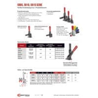 PDF-Vorschau von 5905, 5910, 5915 Series Heavy-Duty Vertical Hold Down Clamps - Catalog Pages - DE