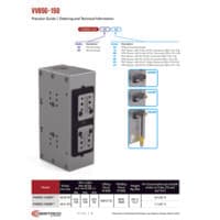 PDF preview for VV85G Series Precision Lifters and Slides - Catalog Pages - EN US