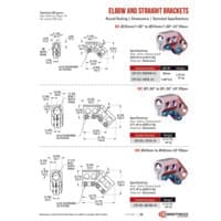 PDF preview for Round Tooling Elbow and Straight Transition Brackets - Catalog Pages - EN US