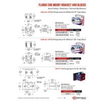 PDF preview for Round Tooling Flange End Mount Brackets and Blocks - Catalog Pages - EN US