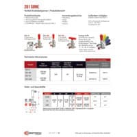 PDF-Vorschau von 201 Series Vertical Hold Down Clamps - Catalog Pages - DE