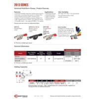 PDF preview for 2013 Series Horizontal Hold Down Clamps - Catalog Pages - EN US